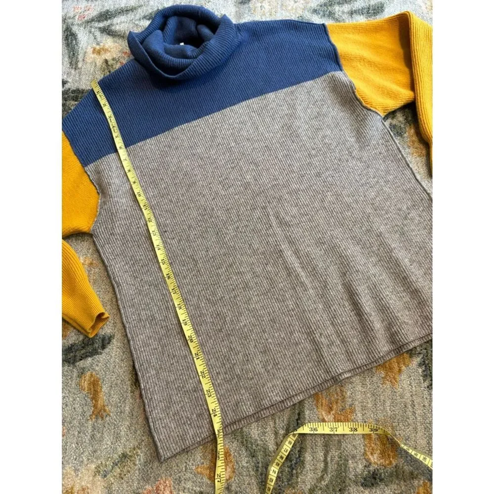 Free People Softly structured Colorblock Sweater XS